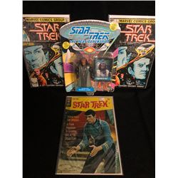 STAR TREK LOT (COMIC BOOKS/ FIGURE)