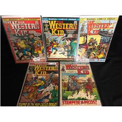 THE WESTERN KID COMIC BOOKS #1-5 (MARVEL COMICS)