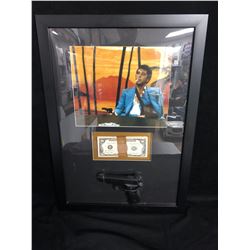 Al Pacino "Scarface" 17.5x24.5 Custom Framed Display with Movie Props
