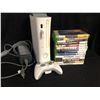 Image 1 : XBOX 360 w/ CONTROLLER & GAMES