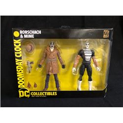 DC Collectibles Watchmen Doomsday Clock Rorschach & Mime 2 Pack