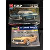 Image 1 : 1:25 SCALE UNASSEMBLED MODEL KITS LOT (1957 BEL AIR/ 1969 CAMARO)