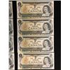 Image 1 : 1973 $1 UNCIRCULATED SEQUENTIAL CANADIAN BANK NOTES