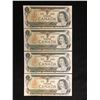 Image 1 : 1973 $1 UNCIRCULATED SEQUENTIAL CANADIAN BANK NOTES