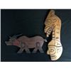 Image 1 : NATIVE ART CARVINGS LOT (ARTISTS - GREG WHITESELL, GREG SYLVESTER)