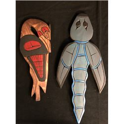 NATIVE ART CARVINGS LOT (ARTIST - GILBERT SMITH)