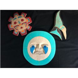 NATIVE ART CARVINGS LOT (ARTIST - GILBERT SMITH)