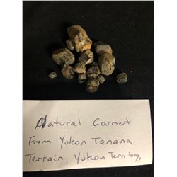 NATURAL GARNET (FROM YUKON TANANA TERRAIN, YUKON TERRITORY)