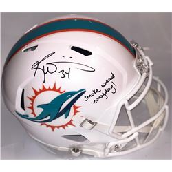 Ricky Williams Signed Dolphins Full-Size Speed Helmet Inscribed "Smoke Weed Everyday!" (PSA COA)