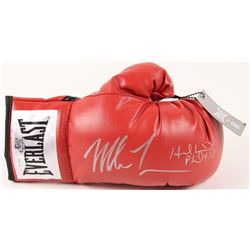 MIKE TYSON SIGNED RED EVERLAST BOXING GLOVE (JSA COA)