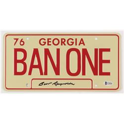 Burt Reynolds Signed "Smokey and the Bandit" Georgia License Plate (Beckett COA)