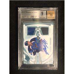 2013-14 SPx #175 V. TARASENKO JERSEY AUTO (9 MINT)