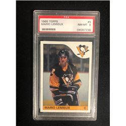 1985 TOPPS #9 MARIO LEMIEUX (NM-MT 8)