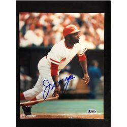JOE MORGAN SIGNED 8 X 10 BASEBALL PHOTO (BECKETT COA)