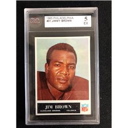 1965 PHILADELPHIA #31 JIMMY BROWN (5 EX)