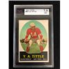 Image 1 : 1958 TOPPS #86 Y.A. TITTLE (7.5 NM+)