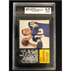 1962 TOPPS #90 FRAN TARKENTON ROOKIE CARD (6.5 ENM+)