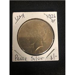 1926 USA PEACE SILVER DOLLAR