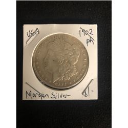 1902 USA MORGAN SILVER DOLLAR