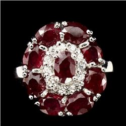 Natural Top Blood Red Ruby Ring