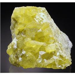 Natural Yellow Sulphar Crystal from Sicily