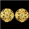 Image 1 : Natural  AAA ORANGISH YELLOW CITRINE Flower Earrings