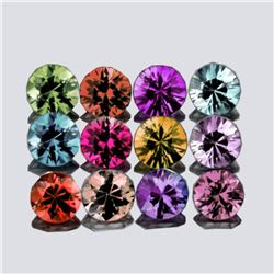 Natural Multi Color Burma Spinel 12 Pcs