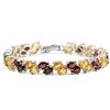 Image 1 : NATURAL MULTI COLOR CITRINE & GARNET Bracelet