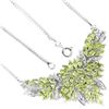 Image 3 : NATURAL APPLE GREEN PERIDOT  Necklace