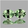 Image 1 : NATURAL GREEN SAPPHIRE PAIR  [FLAWLESS-VVS1]