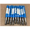 Image 2 : (9) TRW PUTNAM B-12 13/32 2 FLUTE DOUBLE END MILL