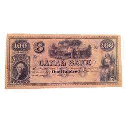 Django Canal $100 Bank Note Movie Props