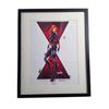 Image 1 : Jamie Tyndall Framed Black Widow Print