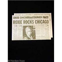 Chicago Roxie (Renee Zellweger) Newspaper Movie Props