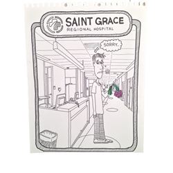 Five Feet Apart Will (Cole Sprouse) Sketch Movie Props