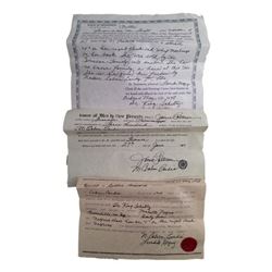 Django Dr. King Schultz (Christoph Waltz) Legal Documents Movie Props