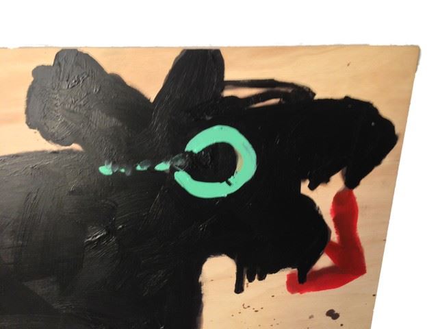 the upside dog painting