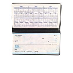 The Upside Dell Hart (Kevin Hart) Checkbook Movie Props