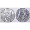 Image 1 : 1886 & 1889 BU MORGAN DOLLARS
