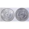 Image 2 : 1886 & 1889 BU MORGAN DOLLARS