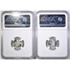 Image 2 : 2-1942 MERCURY DIMES, NGC MS-66 & 66 FB