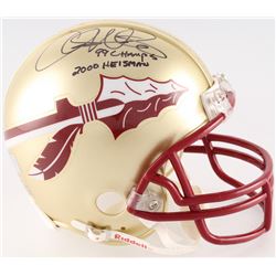 Chris Weinke Signed Florida State Mini-Helmet Inscribed "99 Champs"  "2000 Heisman" (Radtke COA)