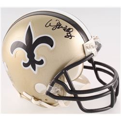 Wesley Walls Signed Saints Mini-Helmet (Radtke COA)