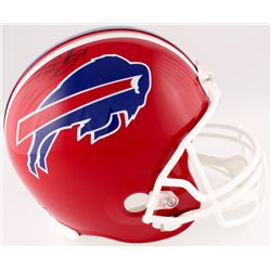 Willis McGahee Signed Bills Full-Size Helmet (DA COA)
