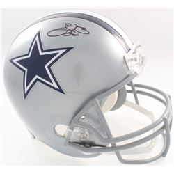 Emmitt Smith Signed Cowboys Full-Size Helmet (Beckett COA  Denver Autographs COA)