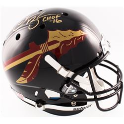 Derrick Brooks Signed Florida State Seminoles Full-Size Alternate Helmet Inscribed "CHOF 16" (Radtke