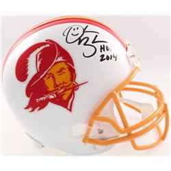 Derrick Brooks Signed Buccaneers Full-Size Throwback Helmet Inscribed "HOF 14" (Radtke COA)