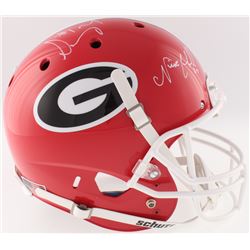 Sony Michel and Nick Chubb Signed Georgia Bulldogs Full-Size Helmet (Radtke COA)