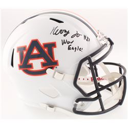 Kerryon Johnson Signed Auburn Tigers Full-Size Speed Helmet Inscribed "War Eagle!" (Radtke Hologram)