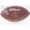 Image 1 : Mike Alstott Signed Buccaneers Logo Football (Radtke COA)